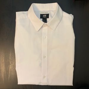 H&M Easy Iron Dress Shirt Slim Fit